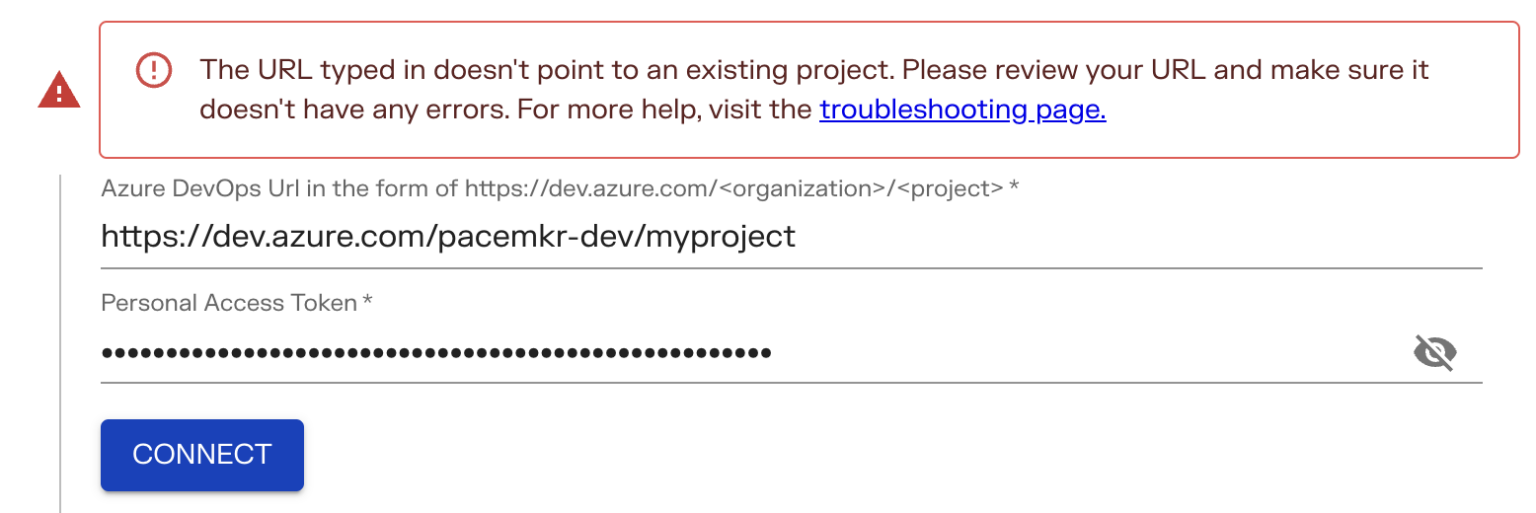 Devops Error Azure DevOps troubleshooting - Pacemkr